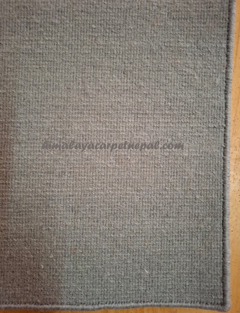 Hand-knotted sample rug, Tibetan hand-knotting technique, pile carpet made with Highland wool