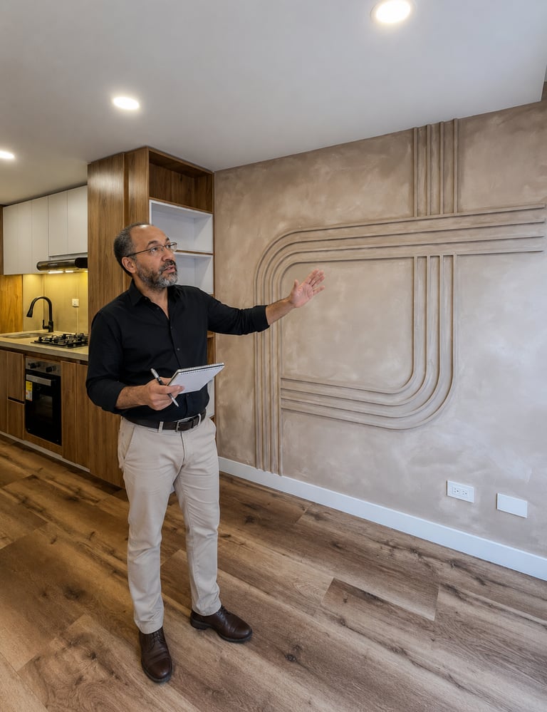 Revisión técnica de apartamento nuevo en Colombia