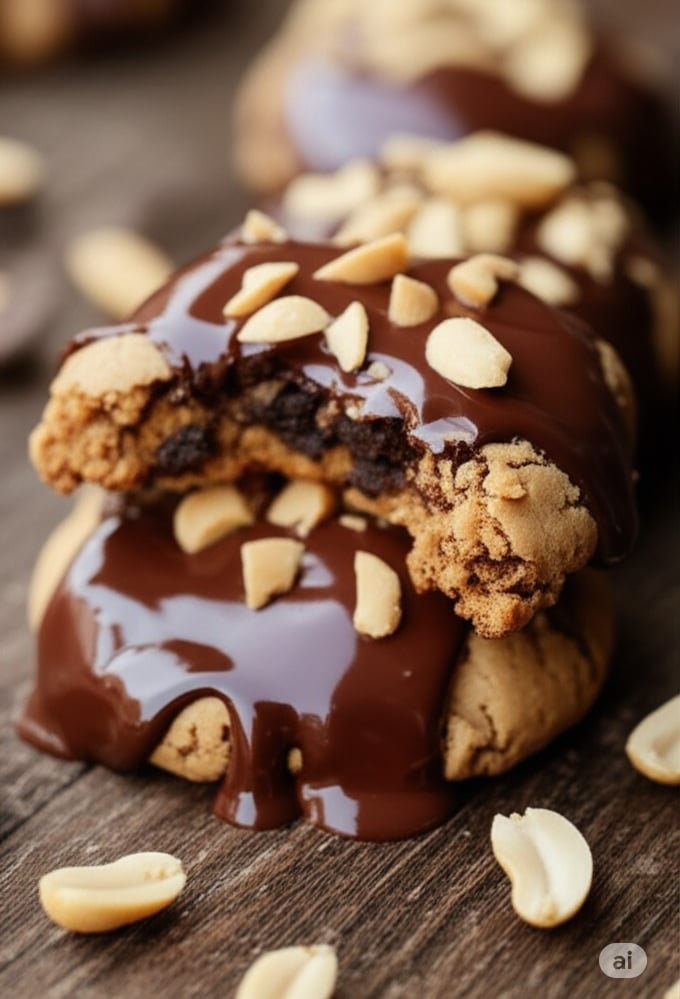 thick peanut butter cookies