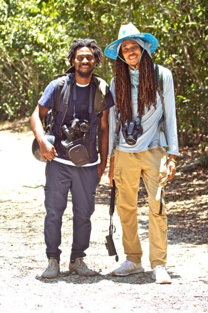 Tour guide, Hendrew Haley, Avian Bahama bird watching tour