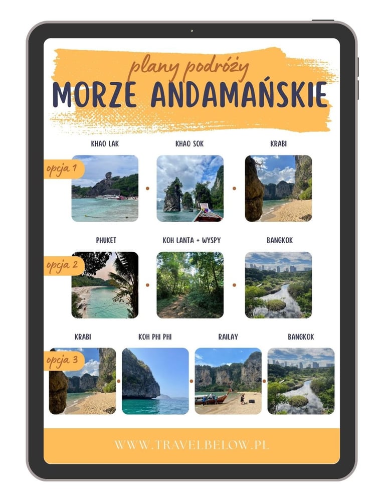 Tajlandia plan podróży Krabi Phuket