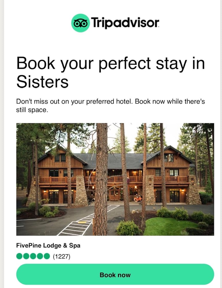 Sisters Oregon Willitts Hotels built on Falk money