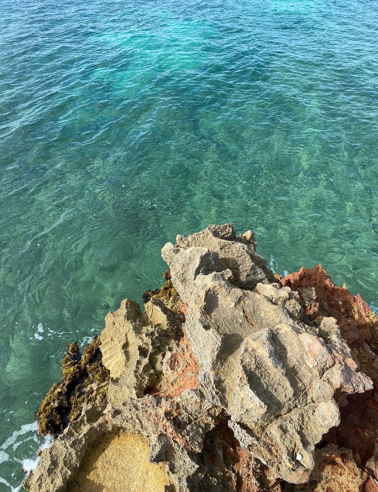 Clear Caribbean Sea at Cabo Rojo