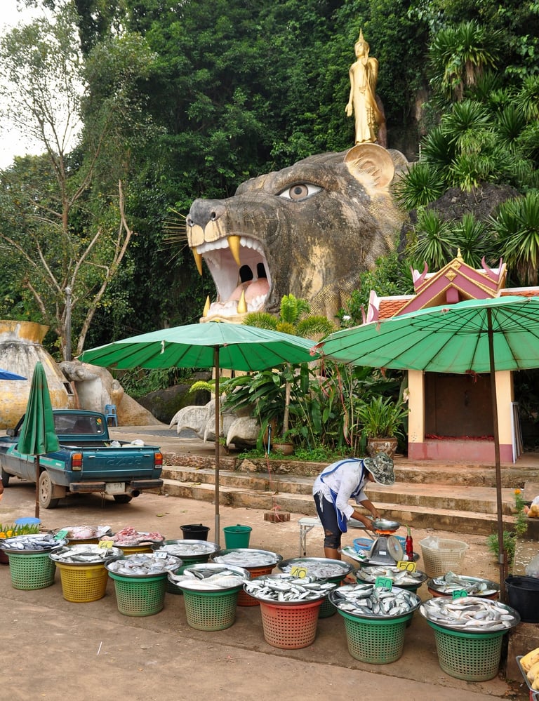 marché du Wat Tham SIng