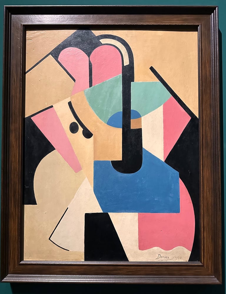 Abstract Composition no.6, 1920 oil on panel ©16mag