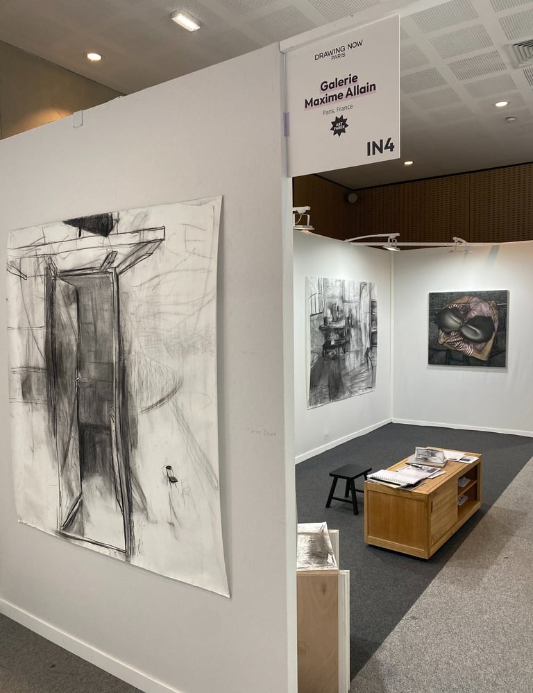Galerie Maxime Allain seuil porte Marine Bikard Drawing Now 2026 19th