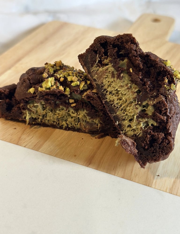 The Pistachio Knafeh Filled Cookie