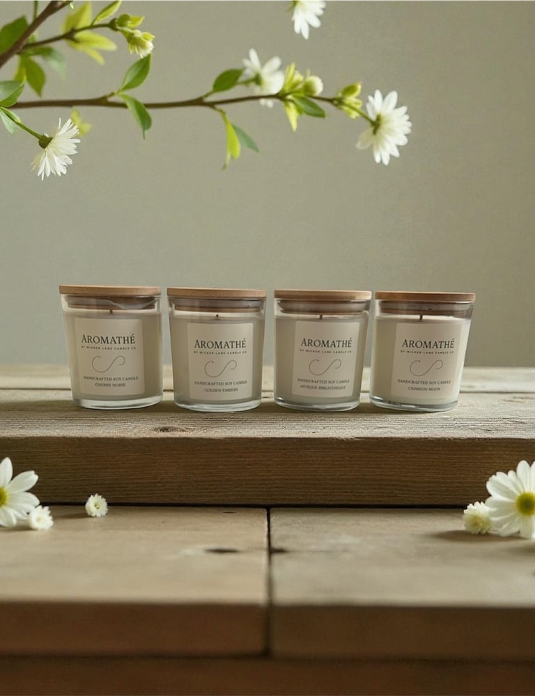 Aromathe soy candle full range