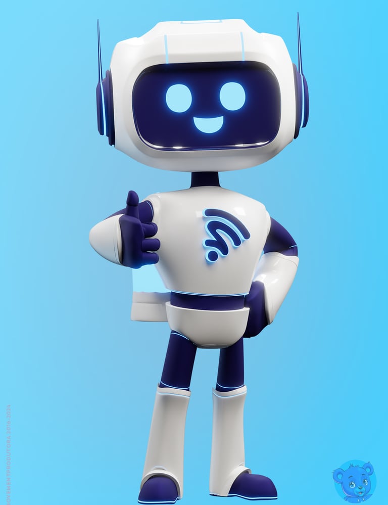 mascote 3D e personagem 3D