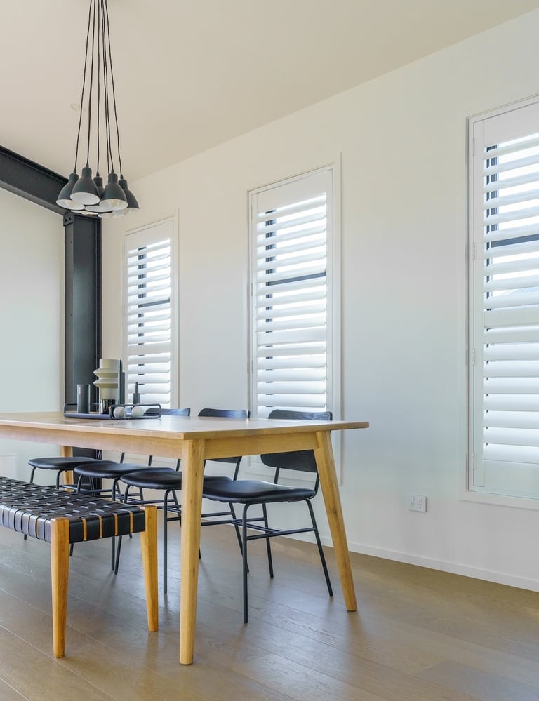 New build project dining room in Wellington