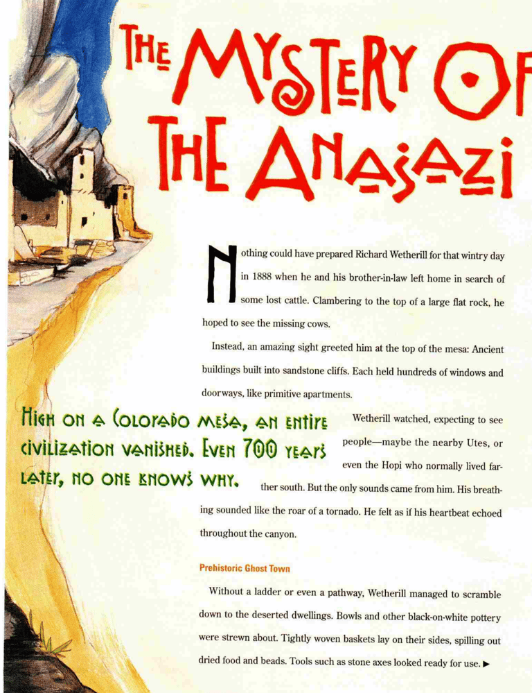 Ancient Puebloan Anasazi