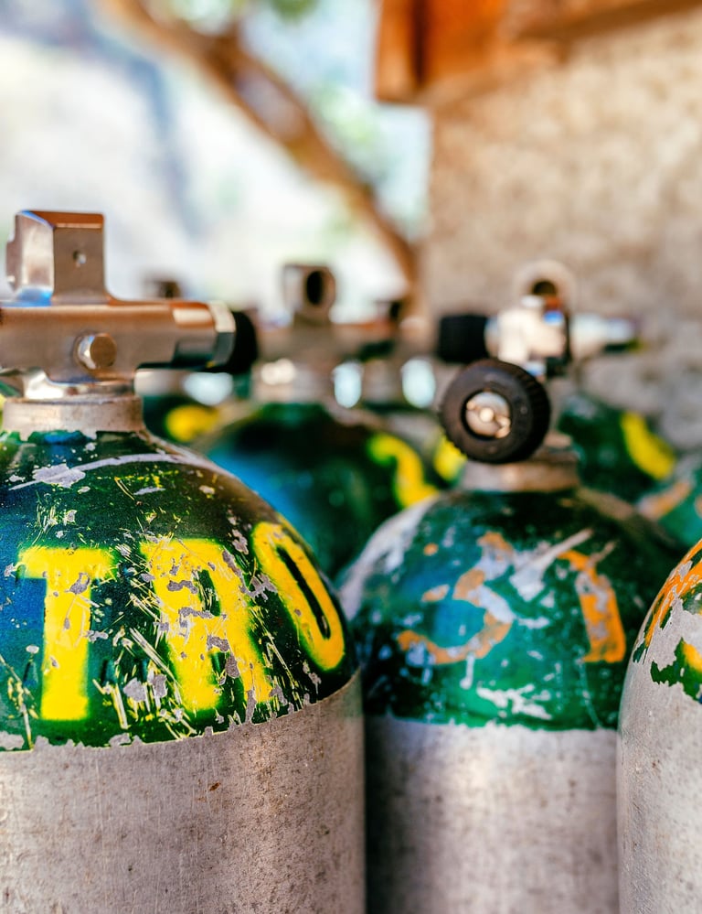 Nitrox Flaschen von Specialdive