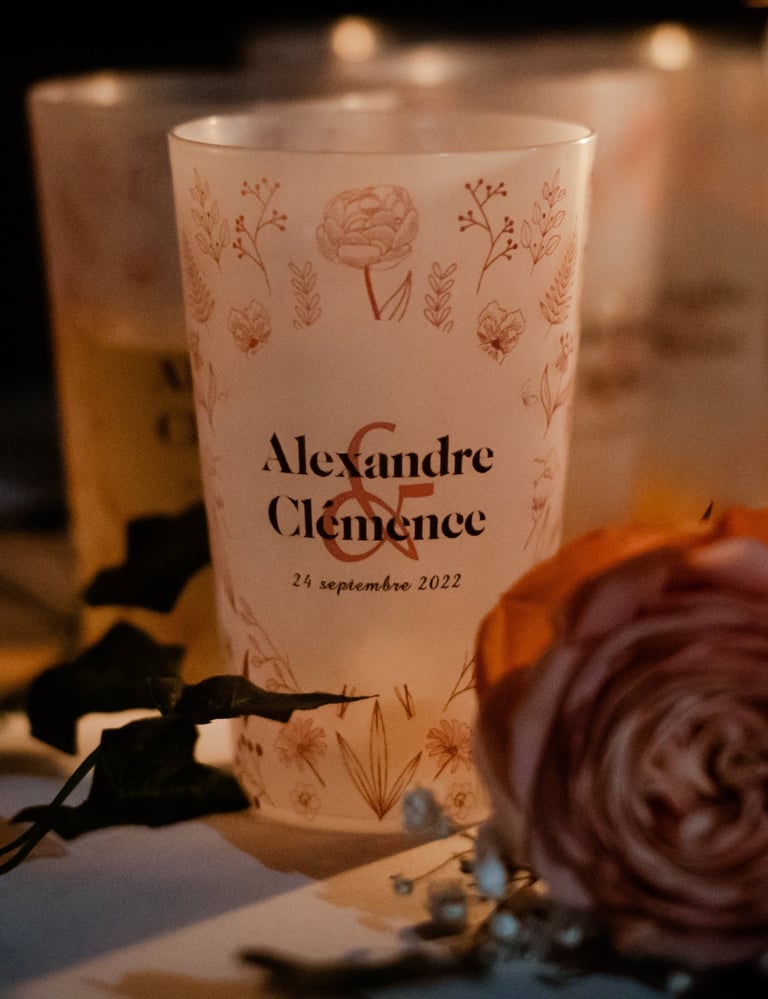 gobelet festif mariage personnalise var