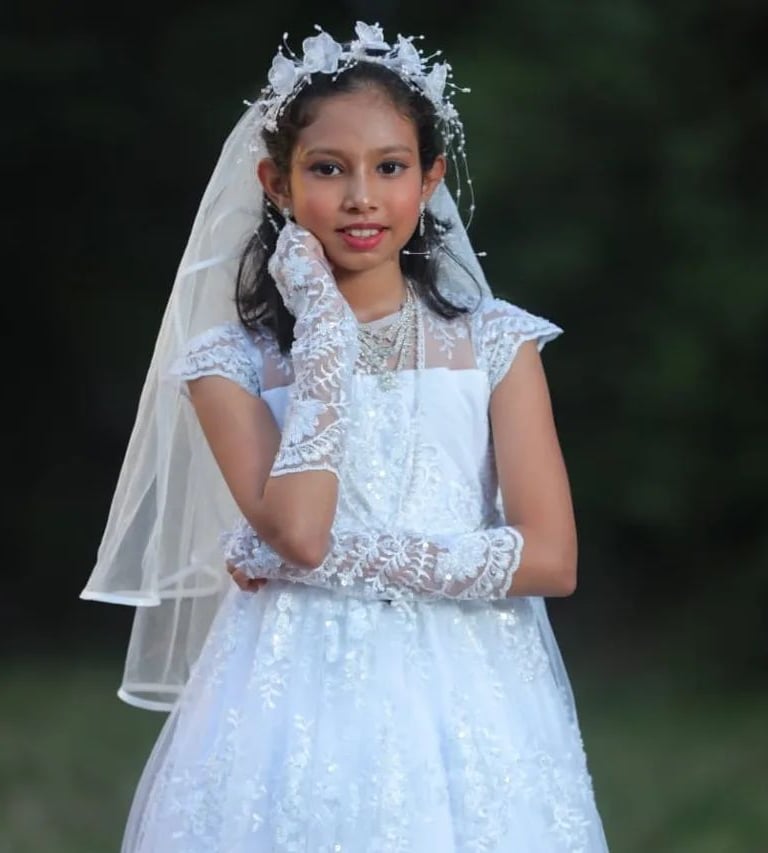 beautiful dress little bride communion dress 