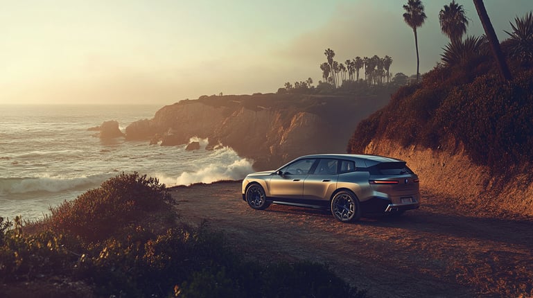2025 BMW iX at La Jolla