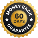 60 days money back guarantee