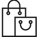 a shopping bag with a smile on it
