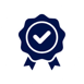 ícone Emissão de certificado de garantia