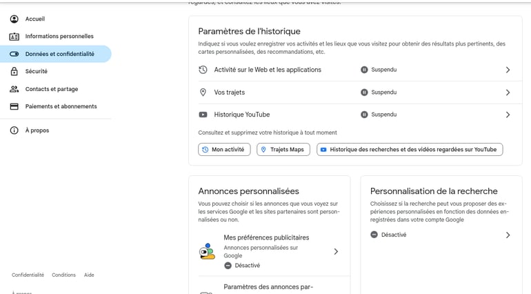 Account google