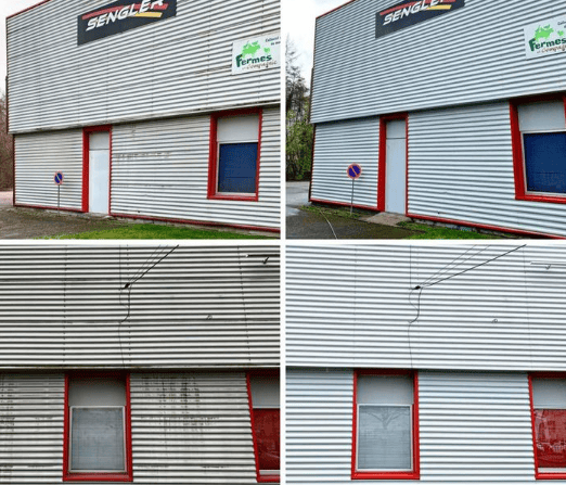Nettoyage façade magasin Nord pas de Calais, entreprise nettoyage façade et devanture magasin