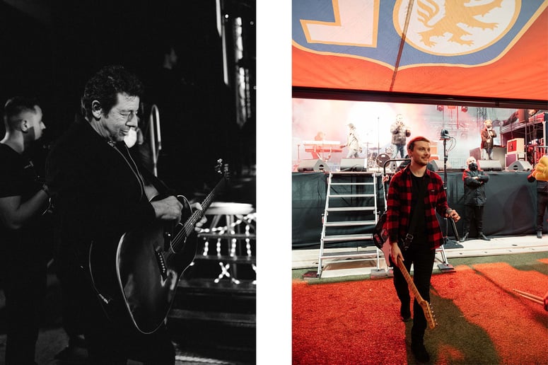 Patrick Bruel - Romain Ughetto  / Lyon / Backstage