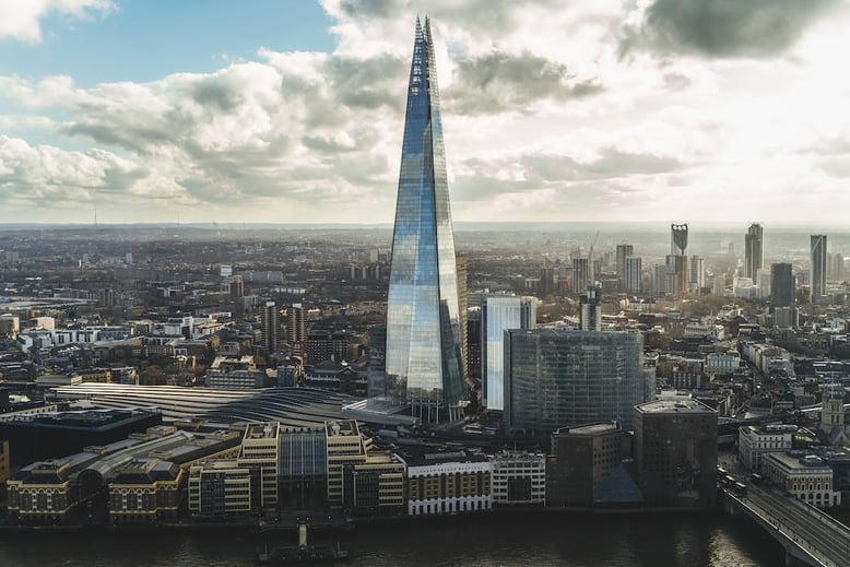 the shard, city view