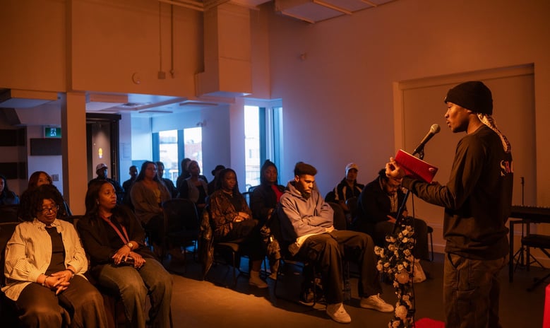 hazema spoken word Nia Centre of Arts