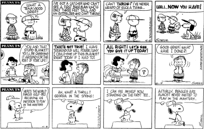 Situations in Peanuts
