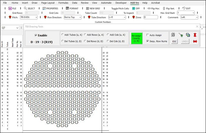 Tube Testing TSD Templates