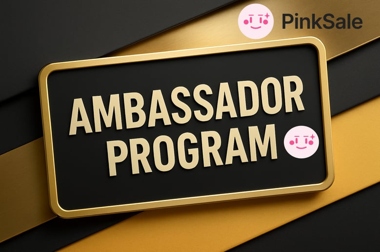 a sign that says ambassador program