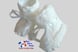 chaussons blancs tricot laine bb fait main