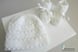 Bonnet chaussons layette bb tricotes main