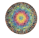Mandala à l'aquarelle, réalisé par Karin Monami