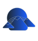 Decorative icon - mountain landscape