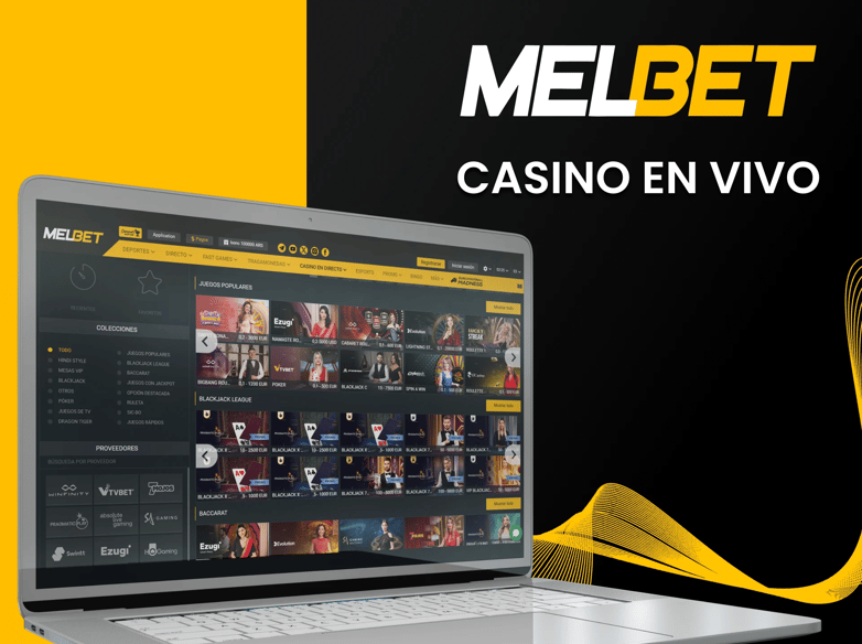 ¿Qué juegos en vivo hay disponibles en Melbet casino?