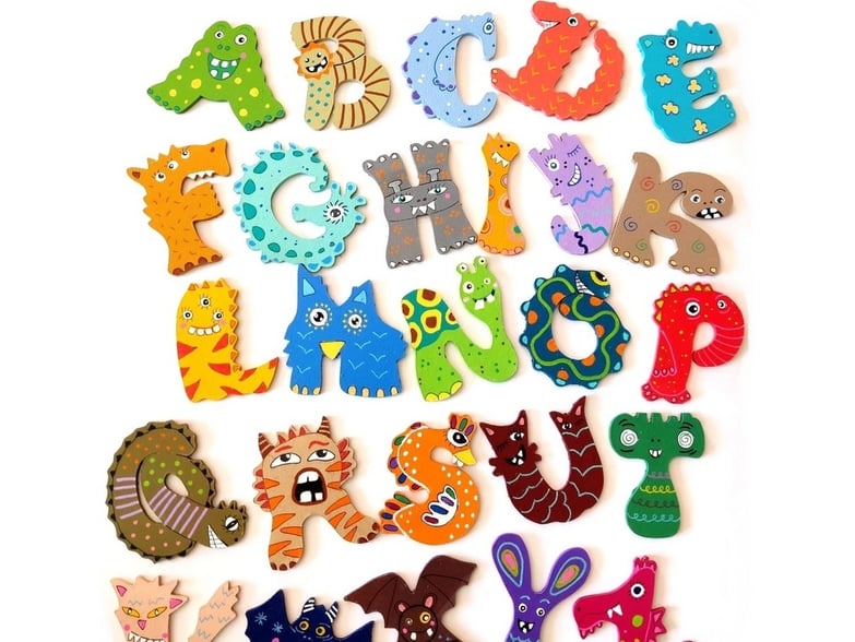Lettres en bois originales pour enfant