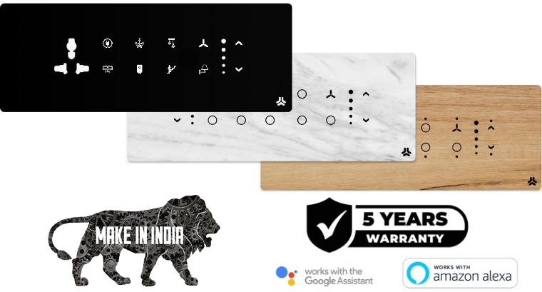 Affordable touch switch plates