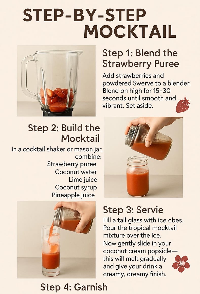 Strawberry mocktail