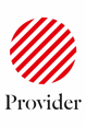 Logo de Provider, empresa especializada en el desarrollo de proyectos innovadores.