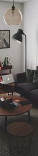 Bright living room with modern inventory