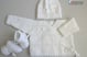 ensemble layette bb tricot fait main