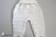 Pantalon blanc tricot bb fait main
