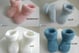 Bonnet et chaussons Lait tricot bebe laine