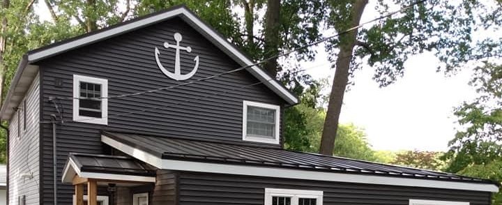 Metal roofs were added to this home in Syracuse, IN.