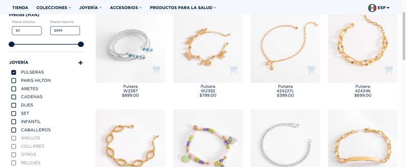 Comprar pulseras y anillos de oro en nice