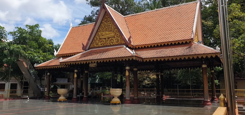 Pagoda at Wat Damnak, Siem Reap.
