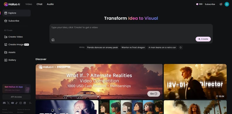 Haliuo.ai home page