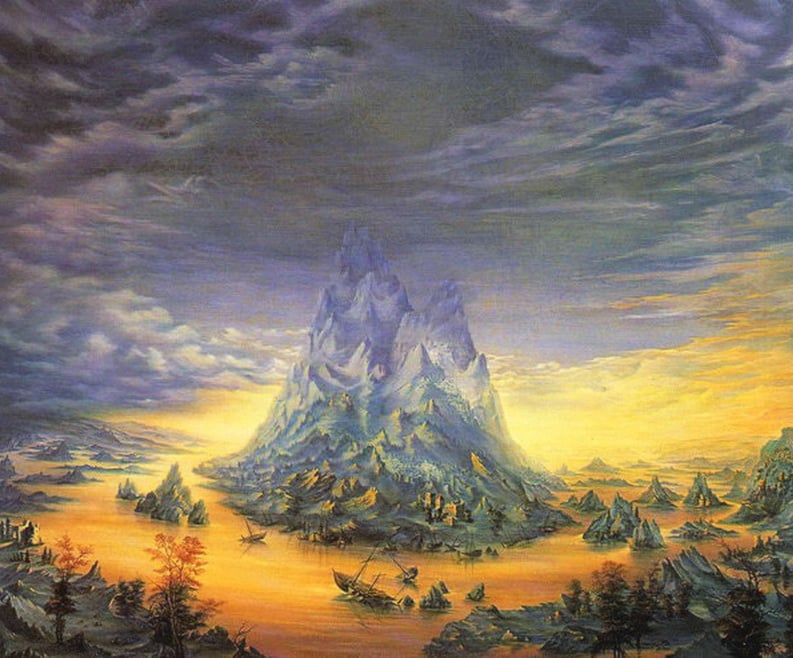 La montagne sacrée.