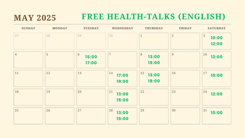 Holistic Health Talks Nerja - free