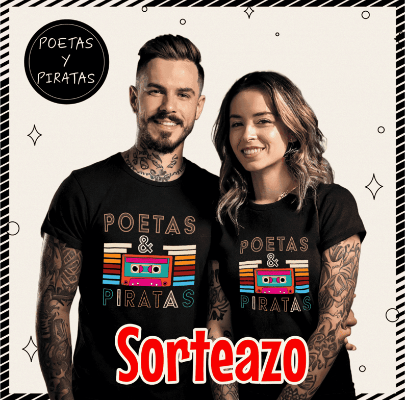 Sorteo de dos camisetas oficiales del grupo de Hip Hop murciano Poetas y Piratas